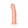 DILDO CURVED REALISTIC 9 /23 CM FLESH REALROCK