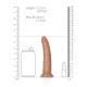 DILDO SLIM REALISTIC 6 /15,5 CM REALROCK