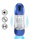 BOMBA DE MASTURBAÇÃO COM SUCÇÃO E VIBRAÇÃO SONICPULL MULTIMEDIA ENHANCED METALLIC BLUE PUMPED