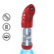 MASTURBADOR VIBRATÓRIO COM SUCÇÃO E IMPULSO STROKEMATE METALLIC RED PUMPED