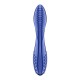 DILDO DE VIDRO DAZZLING CRYSTAL 2 AZUL SATISFYER
