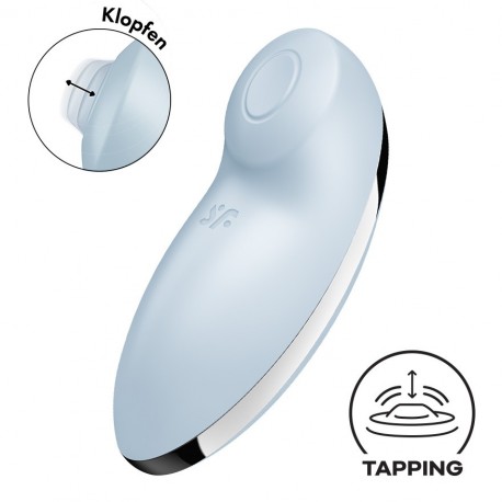 ESTIMULADOR TAP & CLIMAX 2 AZUL SATISFYER