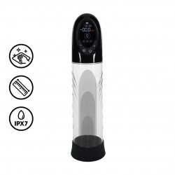 BOMBA AUTOMÁTICA PARA O PÉNIS CYBERPULSE PRETA PUMPED 