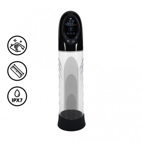 BOMBA AUTOMÁTICA PARA O PÉNIS CYBERPULSE PRETA PUMPED 
