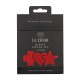 CONJUNTO DE 3 TAPA MAMILOS CROSS STAR HEART VERMELHO LE DÉSIR 