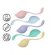 CONJUNTO DE 5 BOLAS VAGINAIS PELVIC STEM KEGEL KIT MULTICOLOR LOVELINE 