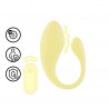 OVO VIBRATÓRIO COM COMANDO G-SPOT VIBE AMARELO LOVELINE