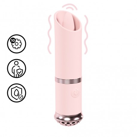 VIBRADOR LUXE MINI LIPSTICK VIBE ROSA LOVENILE 
