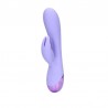 VIBRADOR SMOOTH SILICONE RABBIT DIGITAL LAVENDER LOVELINE