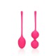 CONJUNTO DE 2 BOLAS VAGINAIS THUMPING KEGEL WILD STRAWBERRY LOVELINE