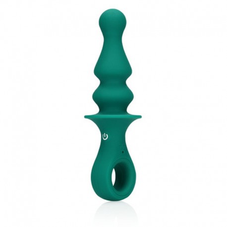 PLUG ANAL PEÃO COM VIBRAÇÃO PEACOCK PLUME LOVELINE
