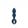PLUG ANAL FORMA DE LÁGRIMA MEDIUM BALTIC BLUE LOVELINE