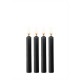 CONJUNTO DE 4 VELAS PRETAS TEASING WAX CANDLES OUCH!
