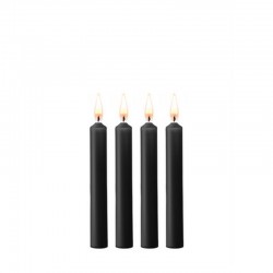 CONJUNTO DE 4 VELAS PRETAS TEASING WAX CANDLES OUCH!