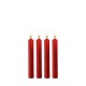 CONJUNTO DE 4 VELAS VERMELHAS TEASING WAX CANDLES OUCH!