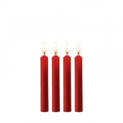 CONJUNTO DE 4 VELAS VERMELHAS TEASING WAX CANDLES OUCH!