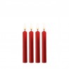 CONJUNTO DE 4 VELAS VERMELHAS TEASING WAX CANDLES OUCH!
