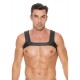 ARNÊS EM NEOPRENE S/M PRETO OUCH!