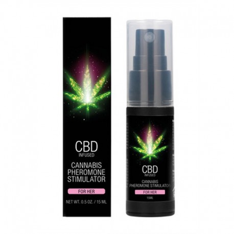 ATIVADOR DE FEROMONAS PARA MULHER CBD CANNABIS 0.5 FL OZ 15 ML PHARMQUESTS