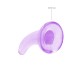 DILDO NON-REALISTIC CRYSTAL CLEAR  5 /11,5 CM ROXO REALROCK