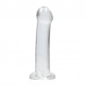 DILDO NON-REALISTIC CRYSTAL CLEAR 7 /17 CM TRANSPARENTE REALROCK