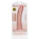 DILDO CURVED REALISTIC 10 /25,5 CM FLESH REALROCK
