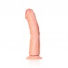 DILDO CURVED REALISTIC 10 /25,5 CM FLESH REALROCK