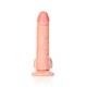 DILDO REALISTA COM TESTÍCULOS CURVED 6 /15,5 CM FLESH REALROCK