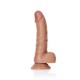 DILDO REALISTA COM TESTÍCULOS CURVED 6 /15,5 CM REALROCK