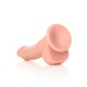 DILDO REALISTA COM TESTÍCULOS CURVED 8 /20,5 CM FLESH REALROCK