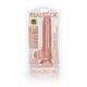 DILDO REALISTA COM TESTÍCULOS STRAIGHT 7 /18 CM FLESH REALROCK