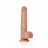 DILDO REALISTA COM TESTÍCULOS STRAIGHT 7 /18 CM REALROCK