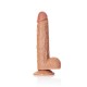 DILDO REALISTA COM TESTÍCULOS STRAIGHT 8 /20,5 CM REALROCK