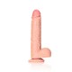 DILDO REALISTA COM TESTÍCULOS STRAIGHT 9 /23 CM FLESH REALROCK