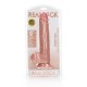 DILDO REALISTA COM TESTÍCULOS STRAIGHT 9 /23 CM REALROCK