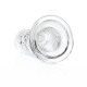 DILDO STRAIGHT REALISTIC CRYSTAL CLEAR 6 /14.5 CM TRANSPARENTE REALROCK