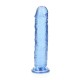 DILDO STRAIGHT REALISTIC CRYSTAL CLEAR 7 /18 CM AZUL REALROCK