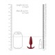 PLUG ANAL SLIM BEGINNER VERMELHO SHOTS TOYS