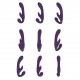 STRAP-ON SEM ARNÊS SUKI VIBRATING RABBIT ROXO VIVE
