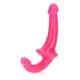 STRAP-ON SEM ARNÊS GLOW IN THE DARK 6'' / 13,5 CM ROSA REALROCK