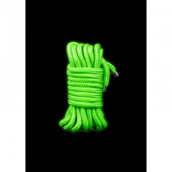 CORDA BONDAGE FLUORESCENTE GLOW IN THE DARK 16.4 FT /5 M OUCH!