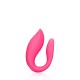 VIBRADOR DE CASAL COM COMANDO WILD STRAWBERRY LOVELINE