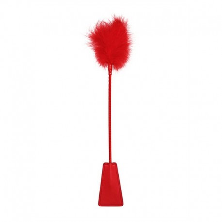 ESPANADOR DE PLUMAS COM CHIBATA VERMELHA OUCH!