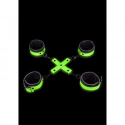 ALGEMAS PARA PULSOS E TORNOZELOS COM HOGTIE GLOW IN THE DARK OUCH!