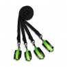 CONJUNTO DE RESTRIÇÕES PARA CAMA FLUORESCENTES GLOW IN THE DARK OUCH!