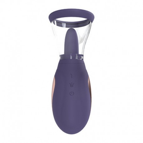 BOMBA RECARREGÁVEL PARA VULVA E SEIOS ENHANCE ROXO PUMPED