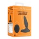PLUG ANAL COM VIBRAÇÃO E COMANDO SMOOTH VIBRATING LICORICE BLACK LOVELINE