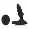 PLUG ANAL COM VIBRAÇÃO E COMANDO BEADED LICORICE BLACK LOVELINE