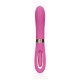 VIBRADOR DOUBLE-SIDED FLAPPING AND G-SPOT EXUBERANT PINK LOVELINE