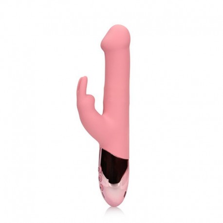 VIBRADOR RABBIT COM ROTAÇÃO DE PÉROLAS PINK ARABESQUE LOVELINE